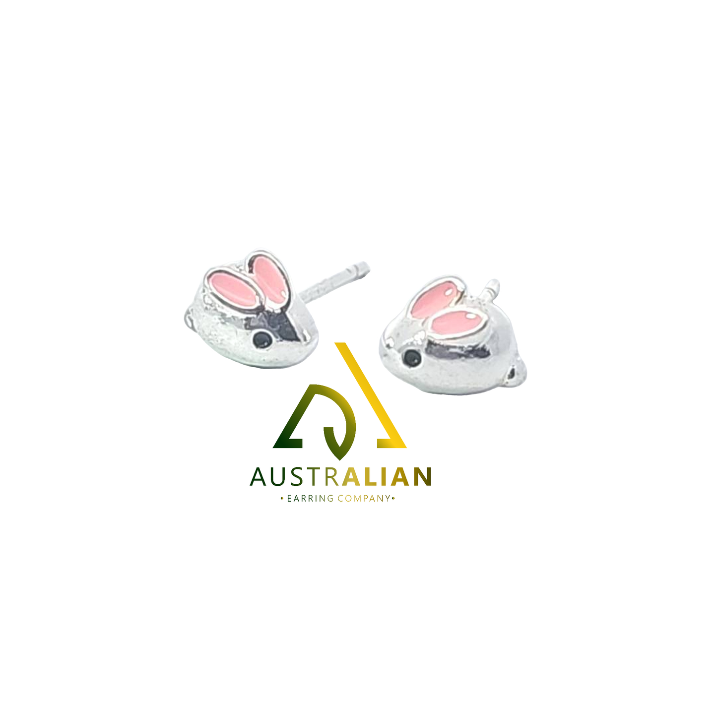 Sweet Little Bunny Stud Earrings