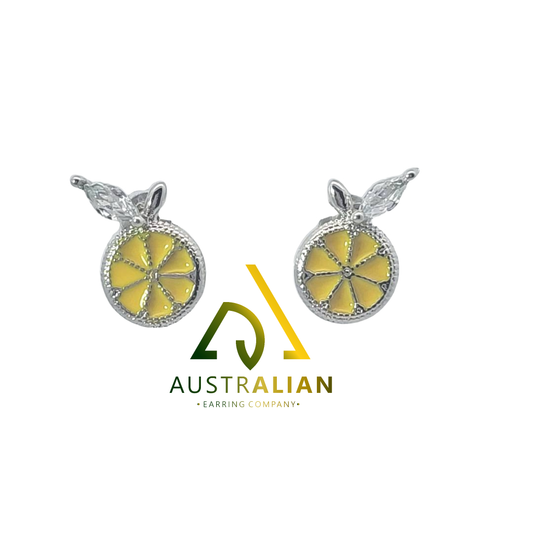 Sweet Lemon Stud Earrings